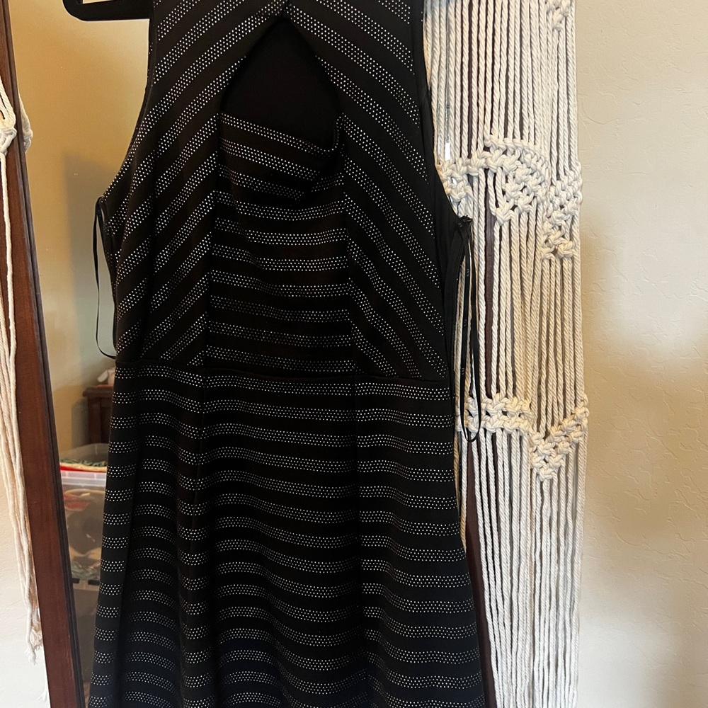 Black & silver dress
